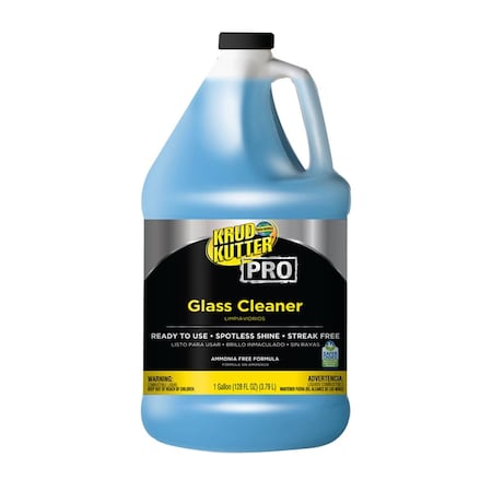 Krud Kutter 1 gal Liquid Pro No Scent Glass Cleaner, 4PK KR8512
